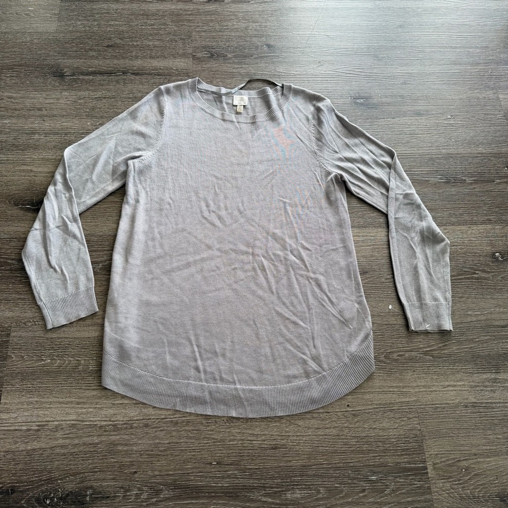 Cupio Heather Gray Knit Top